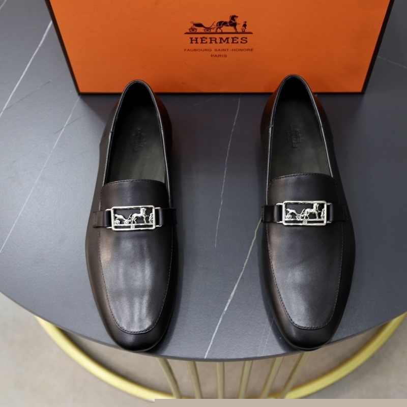 H**mes leather shoes